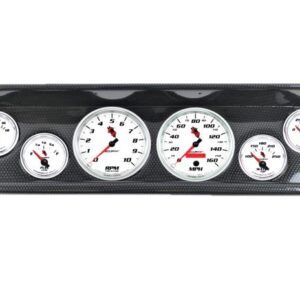 1964-65 Ford Mustang Carbon Fiber Dash Panel with C2 Electric Gauges