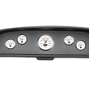 1961-66 Ford Truck Black Dash Panel with Concourse Series White Gauge Bundle