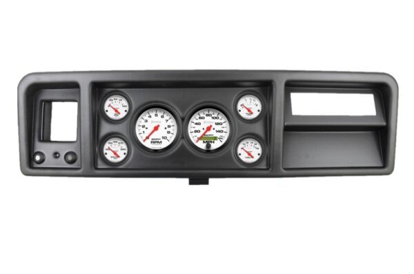 1973-79 Ford Truck Black Dash Panel with Phantom Electric Gauges