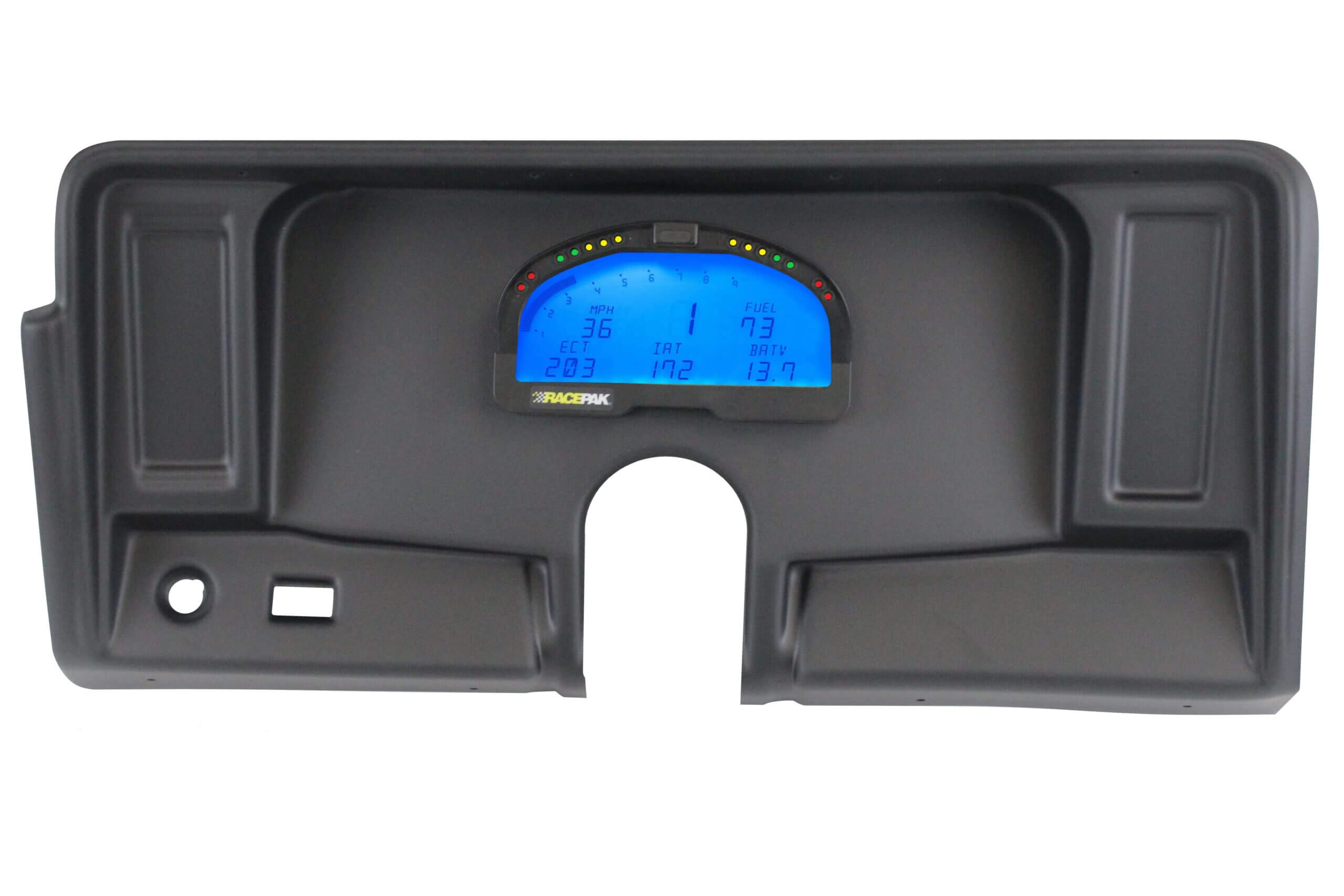 1969-76 Chevy Nova Racepak Dash Panel with Racepak IQ3S Digital Bundle - NO AC VENTS
