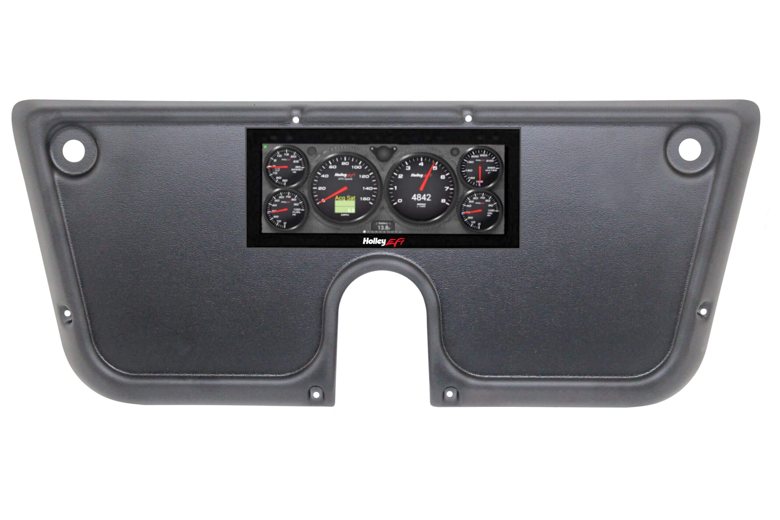1967-72 Chevy / GMC CK Truck Holley 6.86" Dash Panel with Holley 6.86" StandAlone Pro Digital Bundle