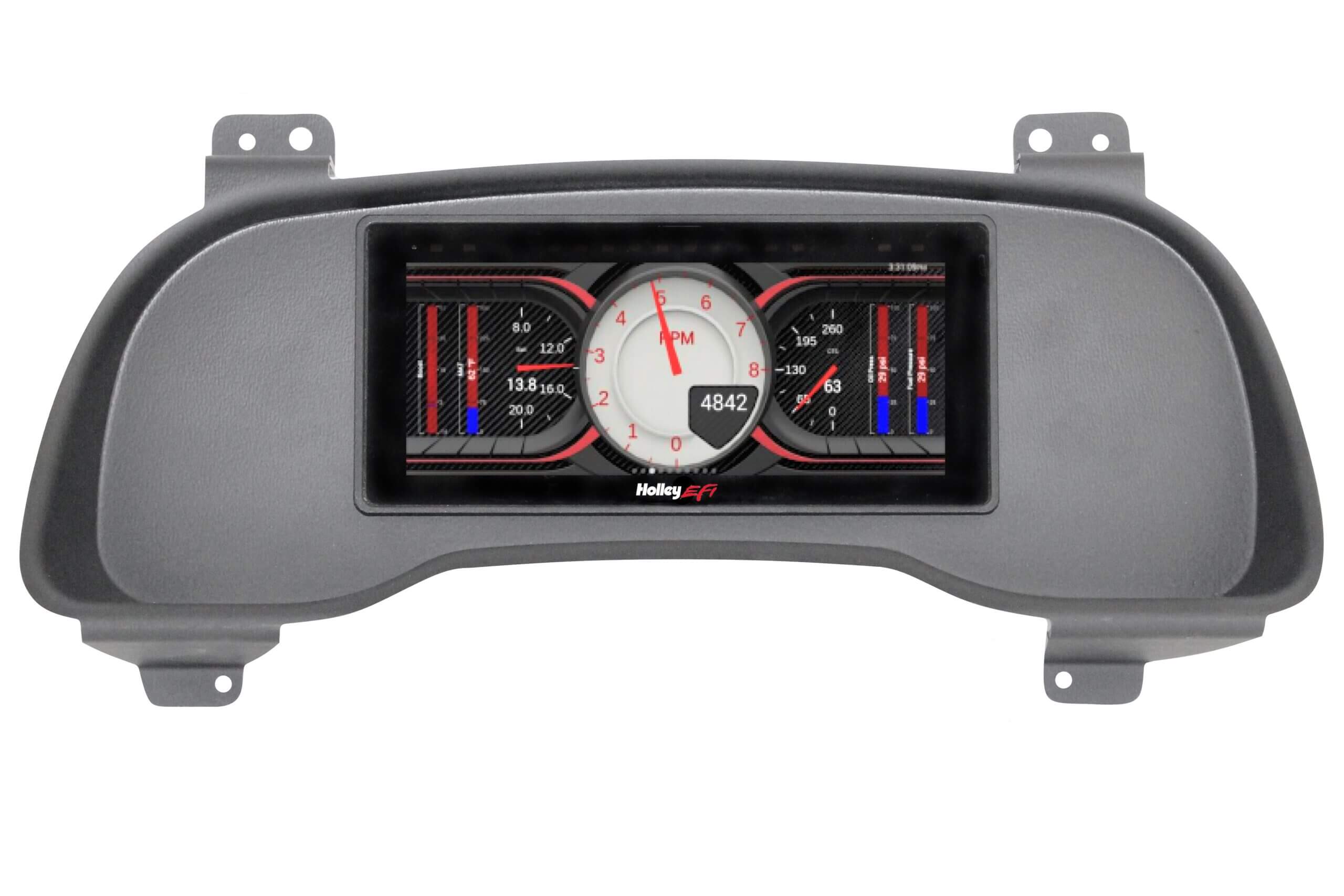1998-02 Dodge Ram Truck Holley 6.86" Dash Panel with Holley 6.86" StandAlone Pro Digital Bundle